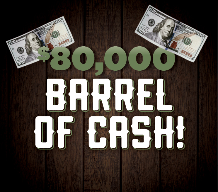 $80,000 Barrel of Cash